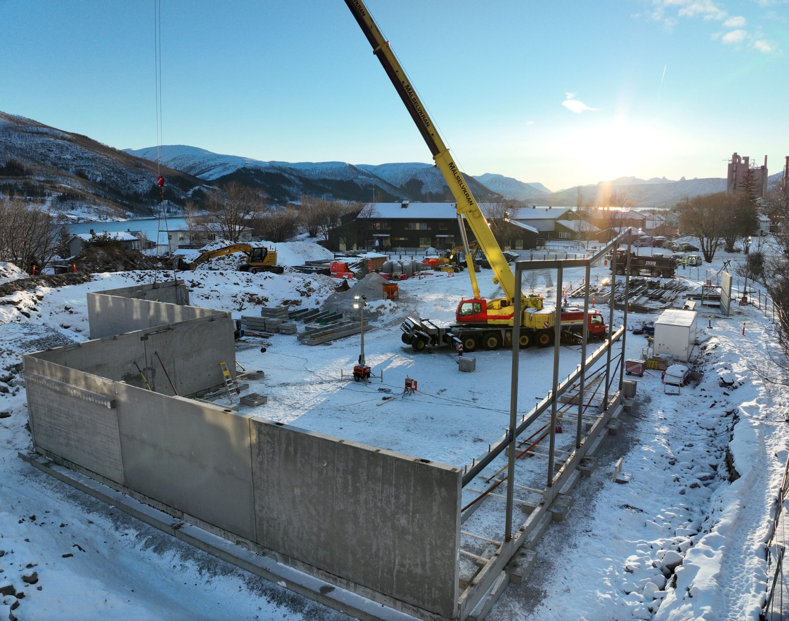 Byggingen av Kjøpsvik oppvekstsenter er i gang