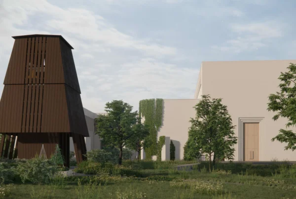 Illustrasjon av Nye Charlottenlund kirke