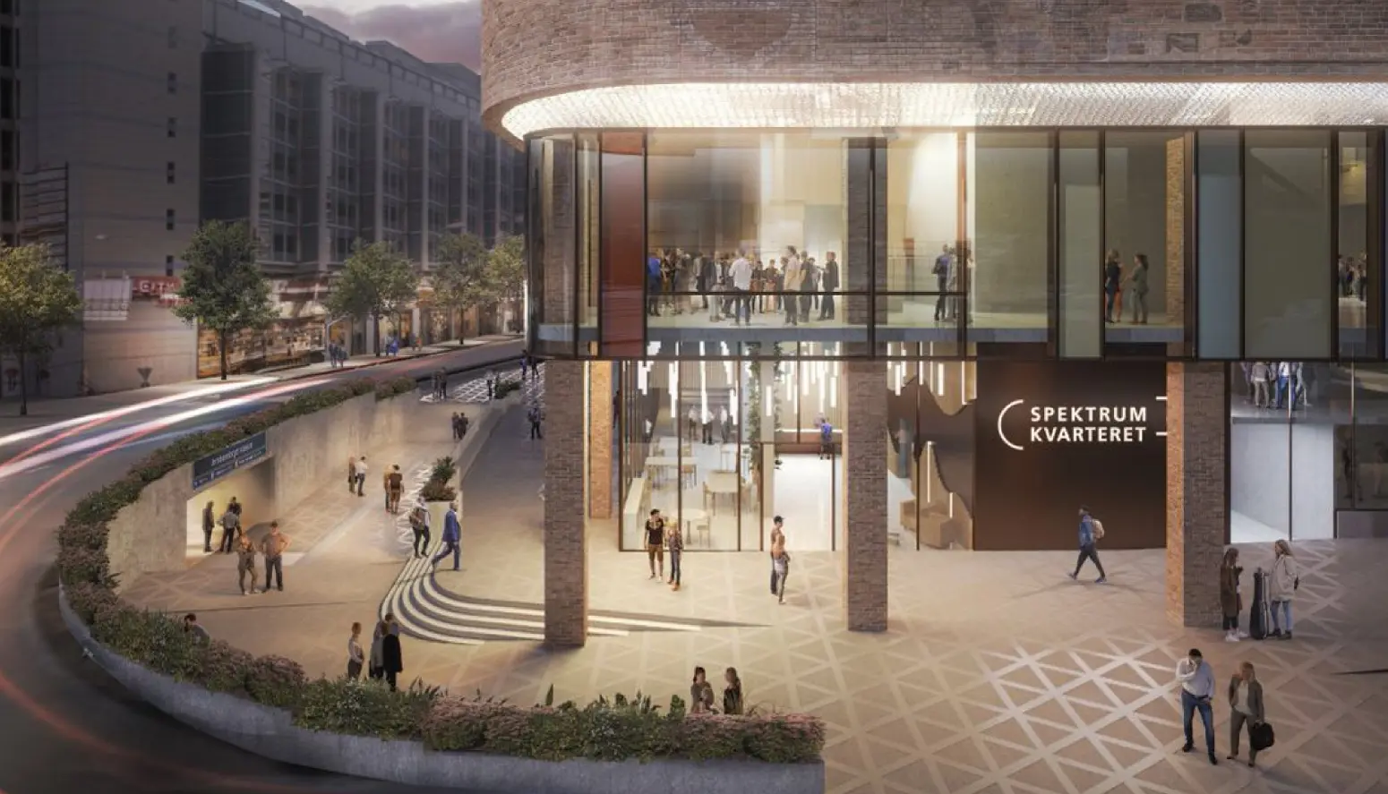 Illustrasjon av nye Spektrumkvarteret