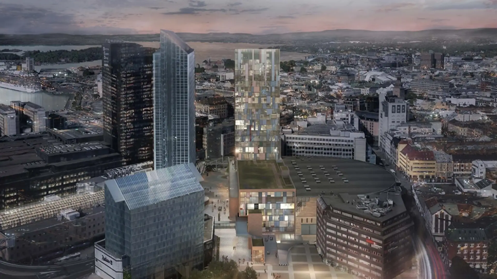 Illustrasjon av bygggeprosjekt Spektrumkvareret i Oslo