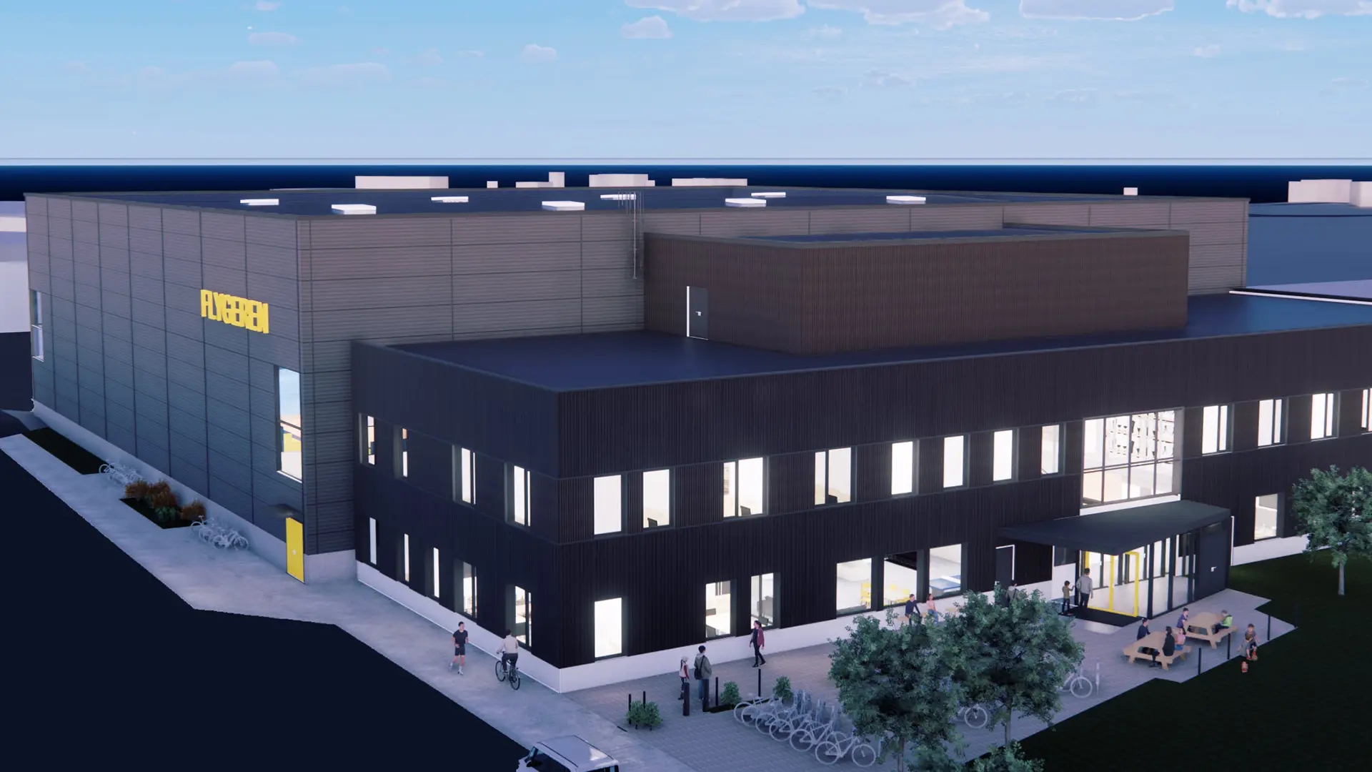 illustrasjon ny idrettshall BHK